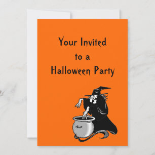 Invitation de partie de Halloween de Brew de