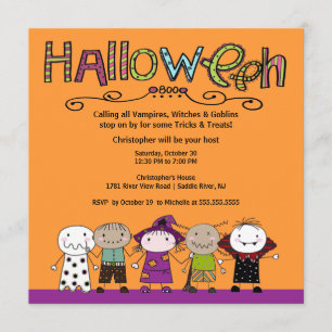 Invitation de partie de Halloween de partie de