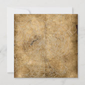 Invitation de partie de Halloween de sorcière (Dos)