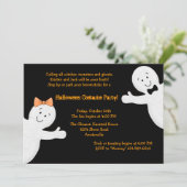 Invitation de partie de Halloween d'enfants de (Debout devant)