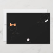 Invitation de partie de Halloween d'enfants de (Dos)