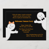 Invitation de partie de Halloween d'enfants de (Devant / Derrière)