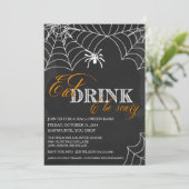 Invitation de partie de Halloween - partie de (Debout devant)