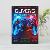 Invitation de partie de jeu vidéo (Debout devant)