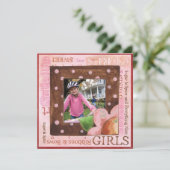 invitation de partie de jour d'adoption (Debout devant)