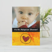 invitation de partie de jour d'adoption (Debout devant)