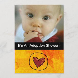 invitation de partie de jour d'adoption