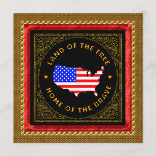 Invitation de partie de Jour de la Déclaration