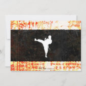 Invitation de partie de karaté (Dos)