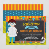 Invitation de partie de la Science (Devant / Derrière)