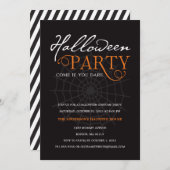 INVITATION DE PARTIE DE LA TOILE D'ARAIGNÉE %PIPE% (Devant / Derrière)