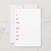 Invitation de partie de lama (Dos)