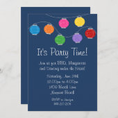 Invitation de partie de lanterne (Devant / Derrière)