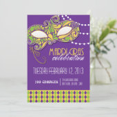 Invitation de partie de mardi gras (Debout devant)