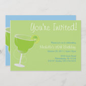 Invitation de partie de margarita (Devant / Derrière)