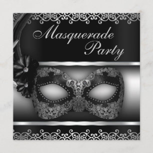 Invitation de partie de mascarade
