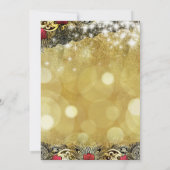 INVITATION DE PARTIE DE MASCARADE (Dos)