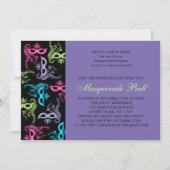 Invitation de partie de mascarade (Devant)