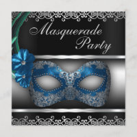 Invitation de partie de mascarade