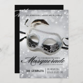 Invitation de partie de mascarade (Devant / Derrière)