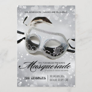 Invitation de partie de mascarade