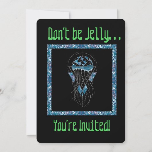 Invitation de partie de méduses pour (Devant)