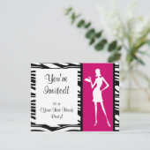 Invitation de partie de mode de roses indien (Debout devant)