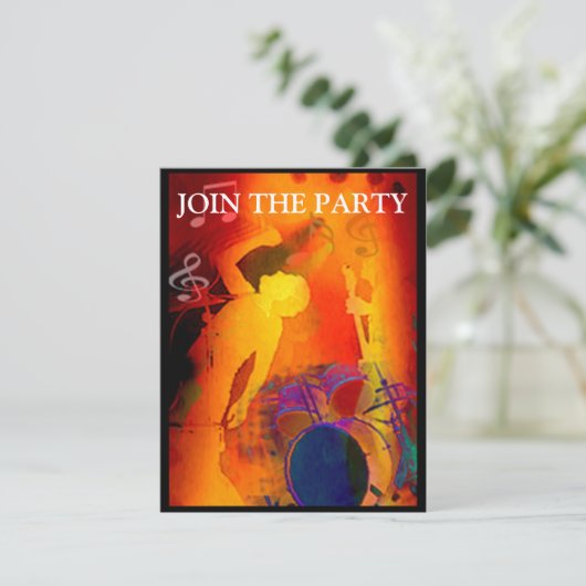 Invitation de partie de musique (Debout devant)