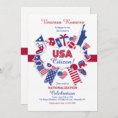 Invitation de partie de nationalisation de citoyen (Devant / Derrière)