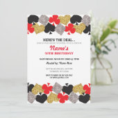 Invitation de partie de nuit de casino de Las (Debout devant)