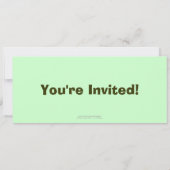 Invitation de partie de panda rouge (Dos)