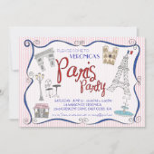 Invitation de partie de Paris (Devant)