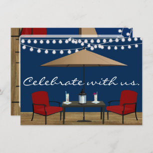 Invitation de partie de patio