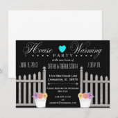 Invitation de partie de pendaison de crémaillère (Devant / Derrière)