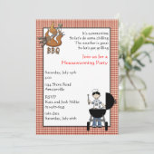 Invitation de partie de pendaison de crémaillère (Debout devant)