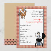 Invitation de partie de pendaison de crémaillère (Devant / Derrière)