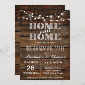 Invitation de partie de pendaison de crémaillère (Devant / Derrière)