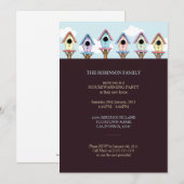 Invitation de partie de pendaison de crémaillère (Devant / Derrière)