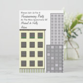 Invitation de partie de pendaison de crémaillère - (Debout devant)