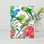 Invitation de partie de perroquet de Birds of a (Debout devant)