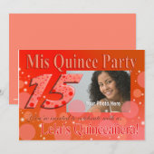 Invitation de partie de photo du coing I de mis (Devant / Derrière)