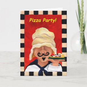 Invitation de partie de pizza