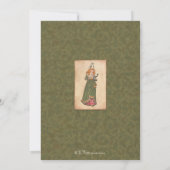 Invitation de partie de princesse et de chevalier (Dos)