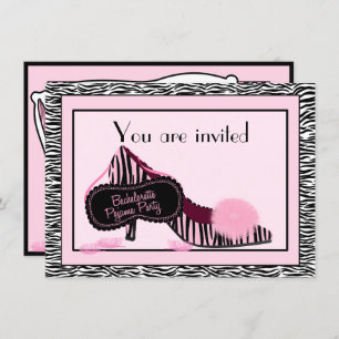 Invitation de partie de pyjama de Bachelorette