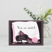 Invitation de partie de pyjama de Bachelorette (Debout devant)