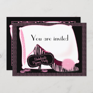 Invitation de partie de pyjama de Bachelorette