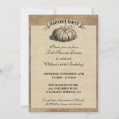 Invitation de partie de récolte (Devant)