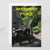 INVITATION DE PARTIE DE RETRAITE (Devant / Derrière)