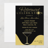 Invitation de partie de retraite (Devant / Derrière)