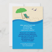 Invitation de partie de retraite de chaise de (Devant)